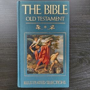 The Bible Old Testament with illustrated sections. Nwot. Rare